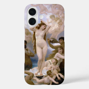 Geboorteplaats: Venus, William-Adolphe Bouguereau iPhone 16 Hoesje