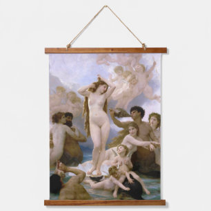 Geboorteplaats: Venus, William-Adolphe Bouguereau Hangend Wandkleed