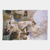 Geboorteplaats: Venus, William-Adolphe Bouguereau Theedoek (Horizontaal)