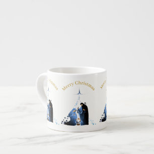 Geboorteplaats Vrolijke kerstgroeten Espresso Kop