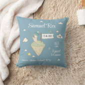 Geboortestats Pillow met weinig Beer Kussen (Deken)