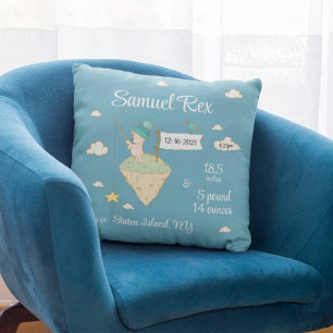 Geboortestats Pillow met weinig Beer Kussen