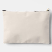 Geborduurd Beige Elegant Script Bruiloftsgeschenk Etui (Achterkant)