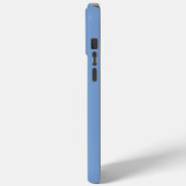 Geborduurd Blauw Case-Mate iPhone Case (Achterkant / Links)