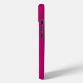 Geborduurd heet roze Case-Mate iPhone case (Achterkant / Links)