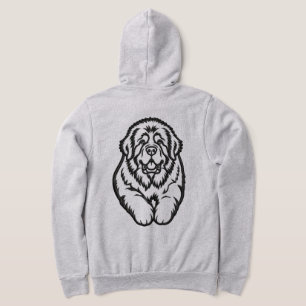 Geborduurd Newfoundland embleem Hoodie