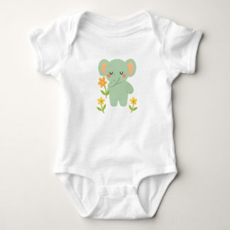 Geborduurde Baby Dieren Romper
