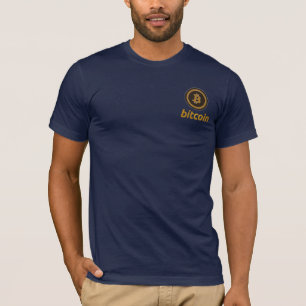 Geborduurde Bitcoin T-shirt