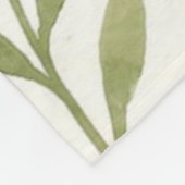 Geborduurde fleece deken florl (Hoek)
