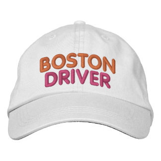 Geborduurde hoed voor Boston bestuurder Pet