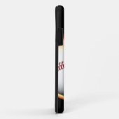 Geborduurde honkbal Case-Mate iPhone case (Achterkant/rechts)
