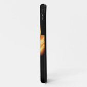 Geborduurde honkbal Case-Mate iPhone hoes (Achterkant/links)
