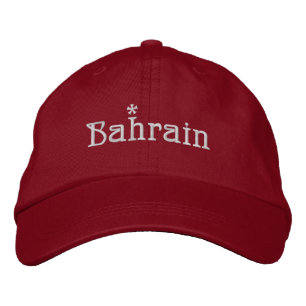 Geborduurde honkbalpet uit Bahrein Pet