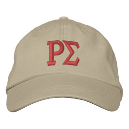 Geborduurde Letter Muts Pet