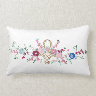 geborduurde look American MoJo Pillow Kussen