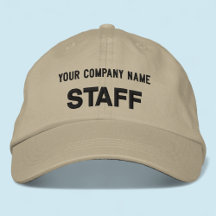 Geborduurde Stafhoed Khaki Douane Honkbalpet