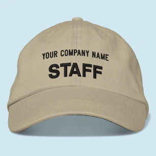 Geborduurde Stafhoed Khaki Douane Honkbalpet Pet