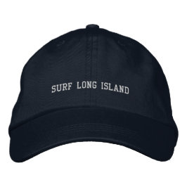 Geborduurde Surf Long Island Hoed Pet