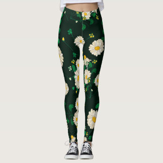 Geborduurde tekenimitatie voor kinderen. leggings
