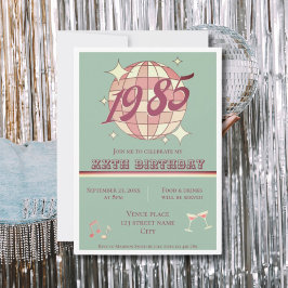  geboren 1985 40ste verjaardagsfeestje Uitnodiging