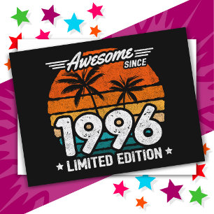 Geboren 1996 Limited Edition Retro Geweldig Sinds Briefkaart