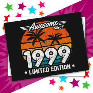 Geboren 1999 Limited Edition Retro Geweldig Sinds Briefkaart