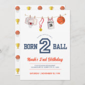 Geboren 2 bal kaart (Voorkant / Achterkant)