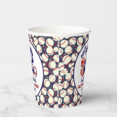 Geboren 2 honkbal | Sportthema Jongen 2e verjaarda Papieren Bekers (Rechts)