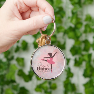 Geboren aan Dance sleutelhanger Dance fan sleute