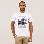 Geboren als architect t-shirt (Voorkant volledig)
