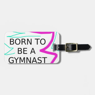 Geboren als Gymnast Bagagelabel