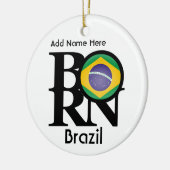 GEBOREN Brazilië Keramisch Ornament (Links)