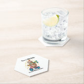 Geboren door Dilly Sloth Kartonnen Onderzetters (Insitu)