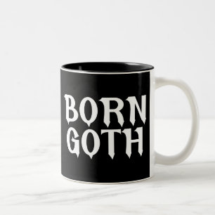 Geboren Gothic Tweekleurige Koffiemok