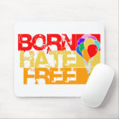 geboren haat vrij. muismat (Met muis)