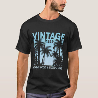  geboren in 1929 Tropical Breeze 94e geboortedag T-shirt