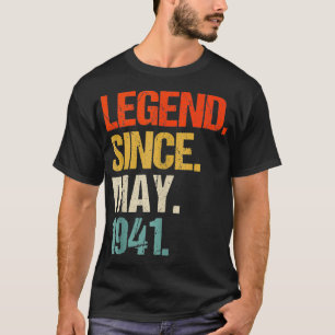 Geboren in 1941 83 Jaar Oud Made in 1941 83e Geboo T-shirt