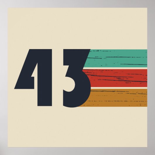 Geboren in 1943  poster (Voorkant)