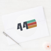 Geboren in 1944  jaar ronde sticker (Envelop)