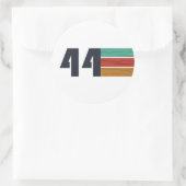 Geboren in 1944  jaar ronde sticker (Tas)