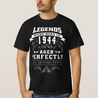 Geboren in 1944 op  verjaardag t-shirt