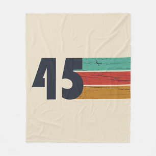 Geboren in 1945 80ste verjaardagscadeau fleece deken