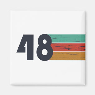 Geboren in 1948  verjaardag magneet