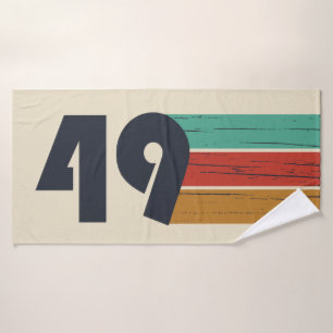 Geboren in 1949 jaar badhanddoek