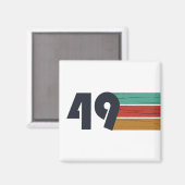 Geboren in 1949  jaar magneet (Voorkant / Achterkant)