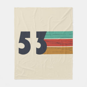 Geboren in 1953  fleece deken