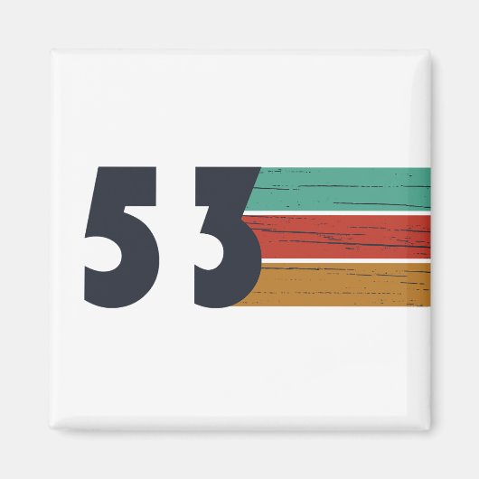 Geboren in 1953  magneet (Voorkant)