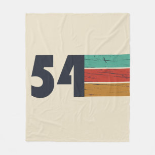 Geboren in 1954  jaar fleece deken