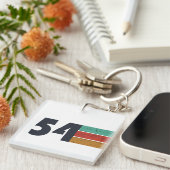 Geboren in 1954  jaar sleutelhanger (Voorkant Rechts)