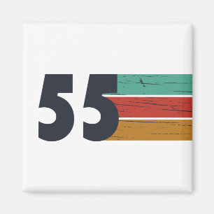 Geboren in 1955 70ste verjaardagscadeau magneet